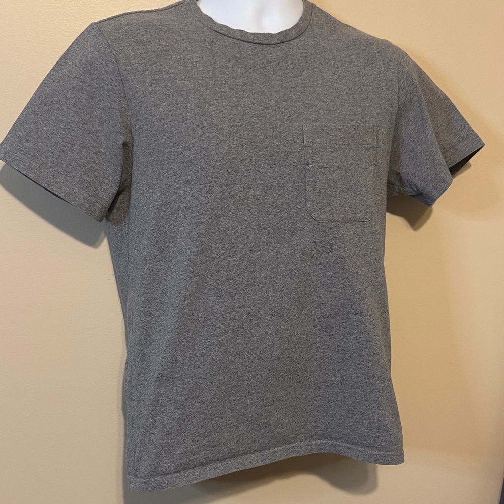 Everlane Heather Gray Men's Short Sleeve Tee - Picture 2 of 8
